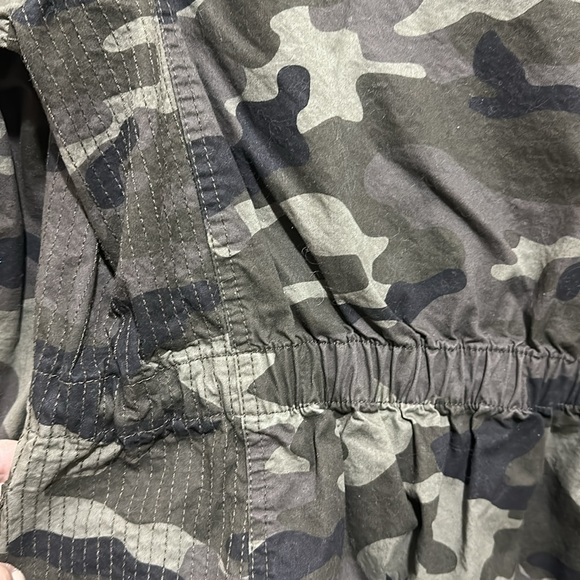 Dark green camouflage cinch-waist jacket, size L - Picture 9 of 9